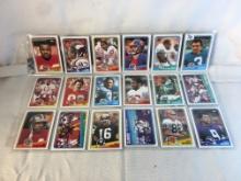 Lot of 18 Pcs Collector Vintage NFL Football Sport Trading Assorted Cards and Players - See Pictures