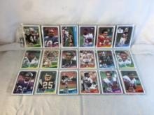 Lot of 18 Pcs Collector Vintage NFL Football Sport Trading Assorted Cards and Players - See Pictures