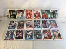 Lot of 18 Pcs Collector Vintage NFL Football Sport Trading Assorted Cards and Players - See Pictures