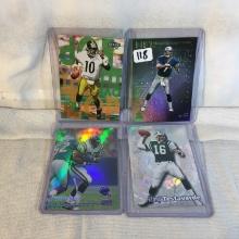 Lot of 4 Pcs Collector Modern NFL Football Sport Trading Assorted Cards and Players -See Pictures