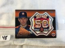 Collector 2013 Topps  Sport Baseball Patch Sport Cards By Nolan Ryan astros 1962-2012
