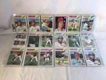 Lot of 18 Pcs Collector Vintage MLB Baseball Sport Trading Assorted Cards & Players -See Pictures