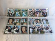 Lot of 18 Pcs Collector Vintage MLB Baseball Sport Trading Assorted Cards & Players -See Pictures