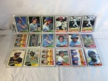 Lot of 18 Pcs Collector Vintage MLB Baseball Sport Trading Assorted Cards & Players -See Pictures