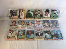 Lot of 18 Pcs Collector Vintage MLB Baseball Sport Trading Assorted Cards & Players -See Pictures