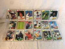 Lot of 18 Pcs Collector Vintage MLB Baseball Sport Trading Assorted Cards & Players -See Pictures