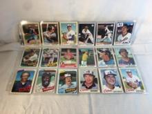 Lot of 18 Pcs Collector Vintage MLB Baseball Sport Trading Assorted Cards & Players -See Pictures