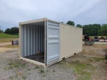 2024 BEIGE 20' x 8' SHIPPING CONTAINER, SN: SUCL273916