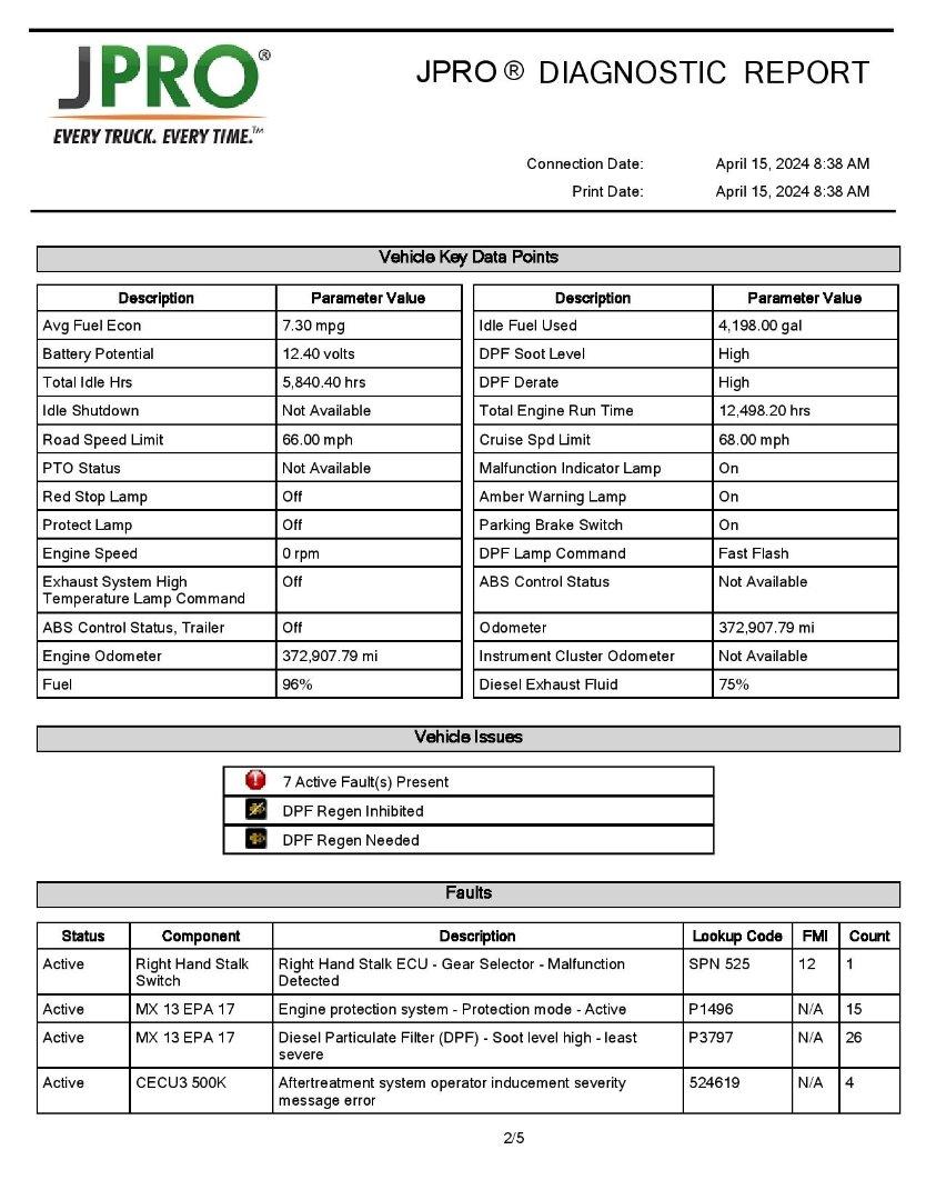 2020 KENWORTH T680 Serial Number: 1XKYDP9X9LJ362105