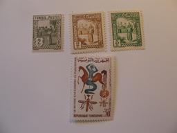 4 Tunisia Unused  Stamp(s)