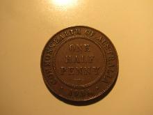 1936 Australia 1/2 Penny