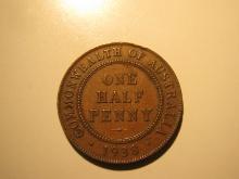 1938 Australia 1/2 Penny