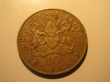 Foreign Coins: 1971 Kenya 10 Cents