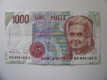 Foreign Currency: Italy 1,000 Lire