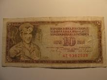 Foreign Currency:  1968 Yugoslavia 10 Dinara