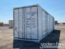 2024 40' HC Multi Doors Container, Two Side Open Doors, One End Door