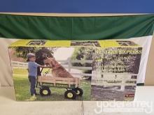 Unused Childrens All Terrain Farm Wagon - Green