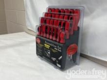 Unused 30 Piece Torq Screwdriver Set c/w Storage Rack