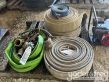 Fire Hose, MISC Pallet of Assorted Size Hoses