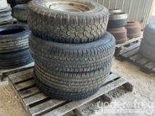 Tires, Set of (1) Mounted LT245/75R15  (3) 235/85R16