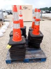 HIGHWAY SAFETY CONES,  (50) AS IS WHERE IS