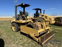 Caterpillar CPCP-433E Sheepsfoot Roller, Unknown Hrs, OROPS, Leveling Blade