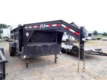 2020 PJ DUMP TRAILER,  GOOSENECK, 16' BED, 48" SIDES, TAILGATE & BUTTERFLY