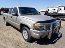 2006 GMC SIERRA TRUCK, 406,122+ mi,  EXTENDED CAB, 4 X 4, V8 GAS, AUTOMATIC