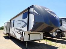 2018 SALEM / FOREST RIVER HEMISHERE TRAVEL TRAILER,  GOOSENECK, (3) SLIDE O