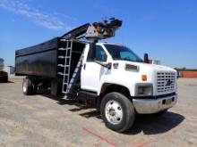 2006 CHEVROLET C7500 GRAPPLE BRUSH TRUCK, 61,338+ mi,  DURAMAX DIESEL, AUTO