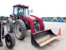 CASE FARMALL 95 WHEEL TRACTOR,  CAB, AC, 3PT, PTO, REMOTES, HAS CASE L570 F