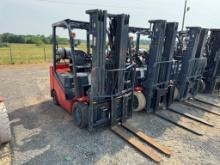 2023 HELI CPYD32C FORKLIFT, 176 HRS ON METER  LP GAS ENGINE, OROPS, 3-STAGE MAST
