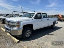 2015 Chevrolet Silverado 2500 HD Pickup, 40,503 mi, Quad Cab, Single Tire,