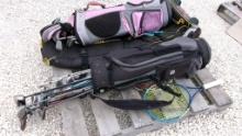 LOT OF ASSORTED GOLF CLUBS & BAGS,  AS IS WHERE IS