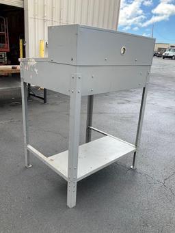 ULINE WORK STATION TABLE , APPROX 35? W x 30? L x 50? T