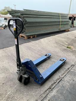 ULINE H7504 HYDRAULIC PALLET JACK, APPROX MAX CAPACITY 5500LBS