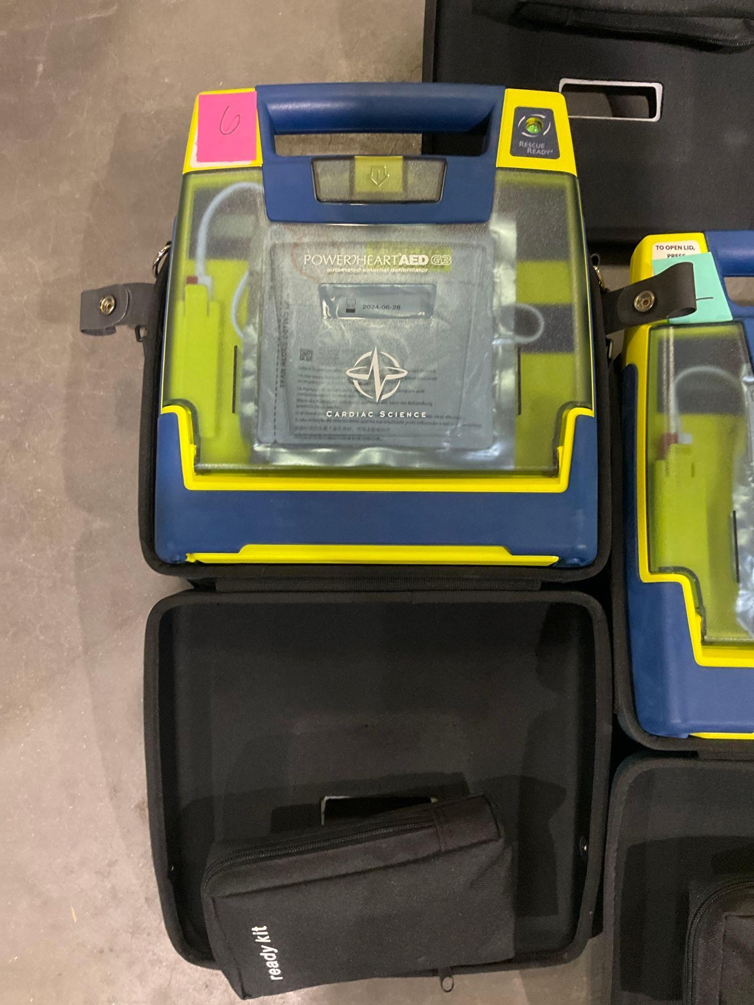 5 CARDIAC SCIENCE AUTOMATED EXTERNAL DEFIBRILLATORS