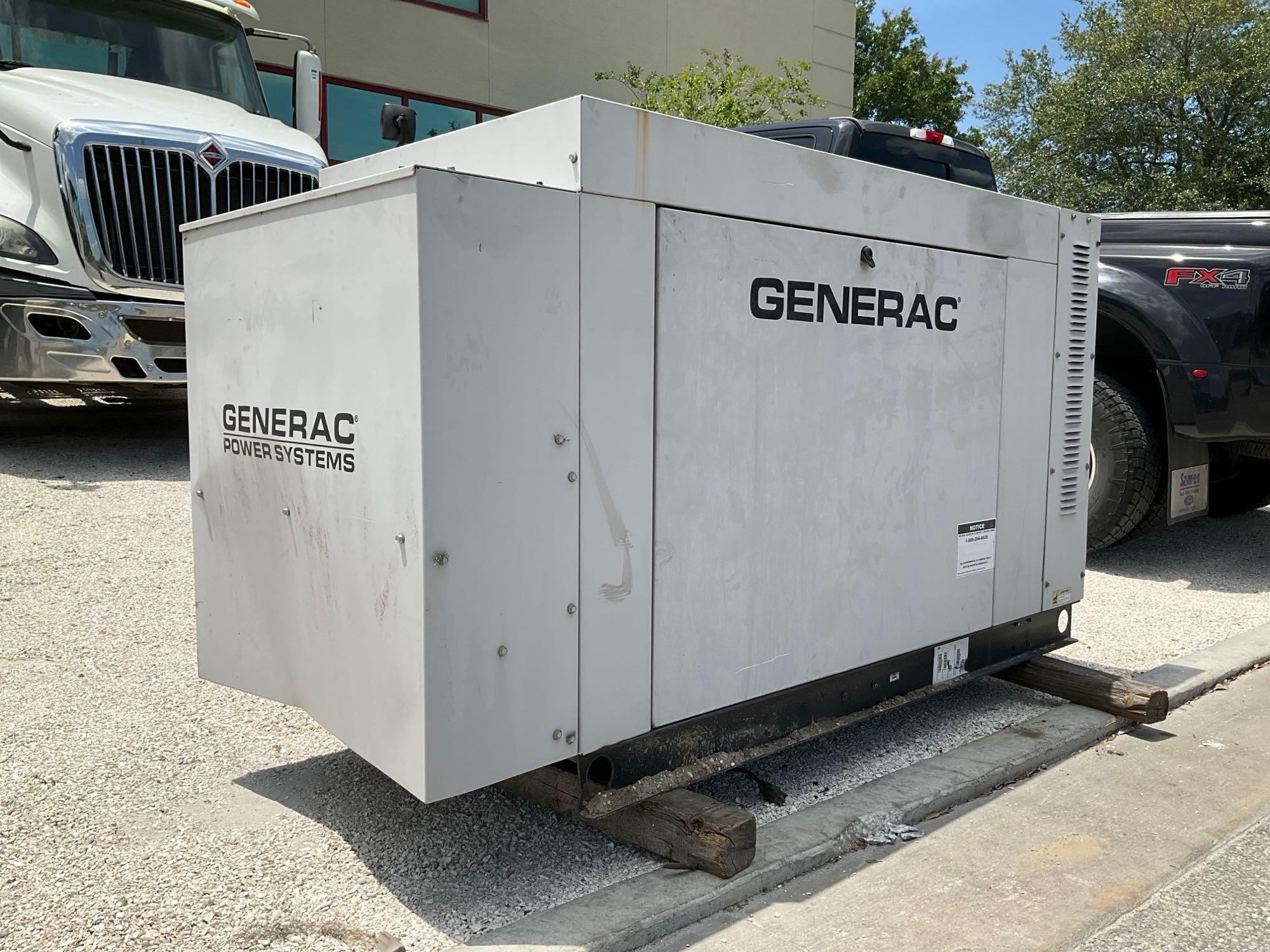 GENERAC...35KW GENERATOR , LP / NG POWER, RUNS AND OPERATES