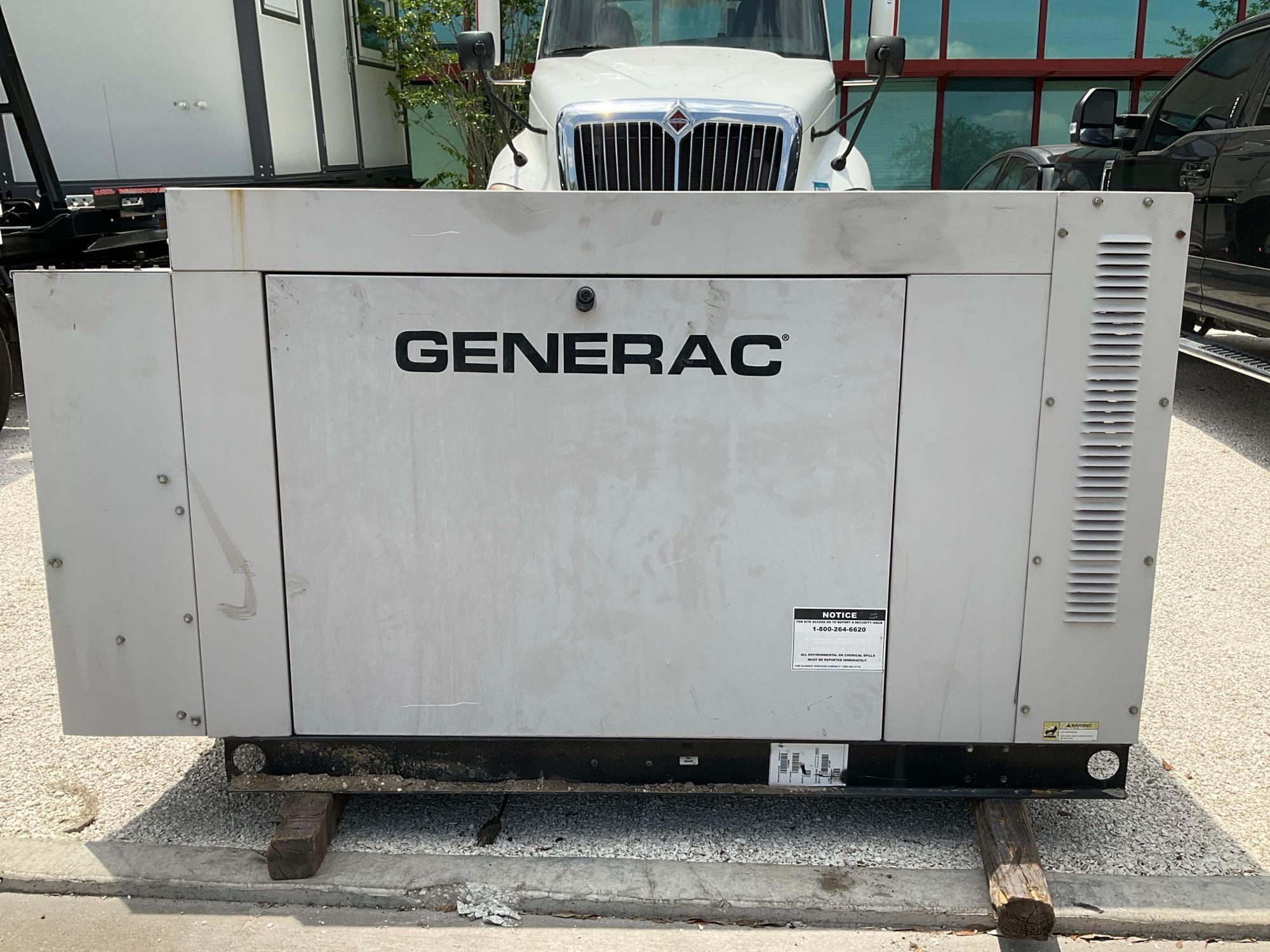 GENERAC...35KW GENERATOR , LP / NG POWER, RUNS AND OPERATES