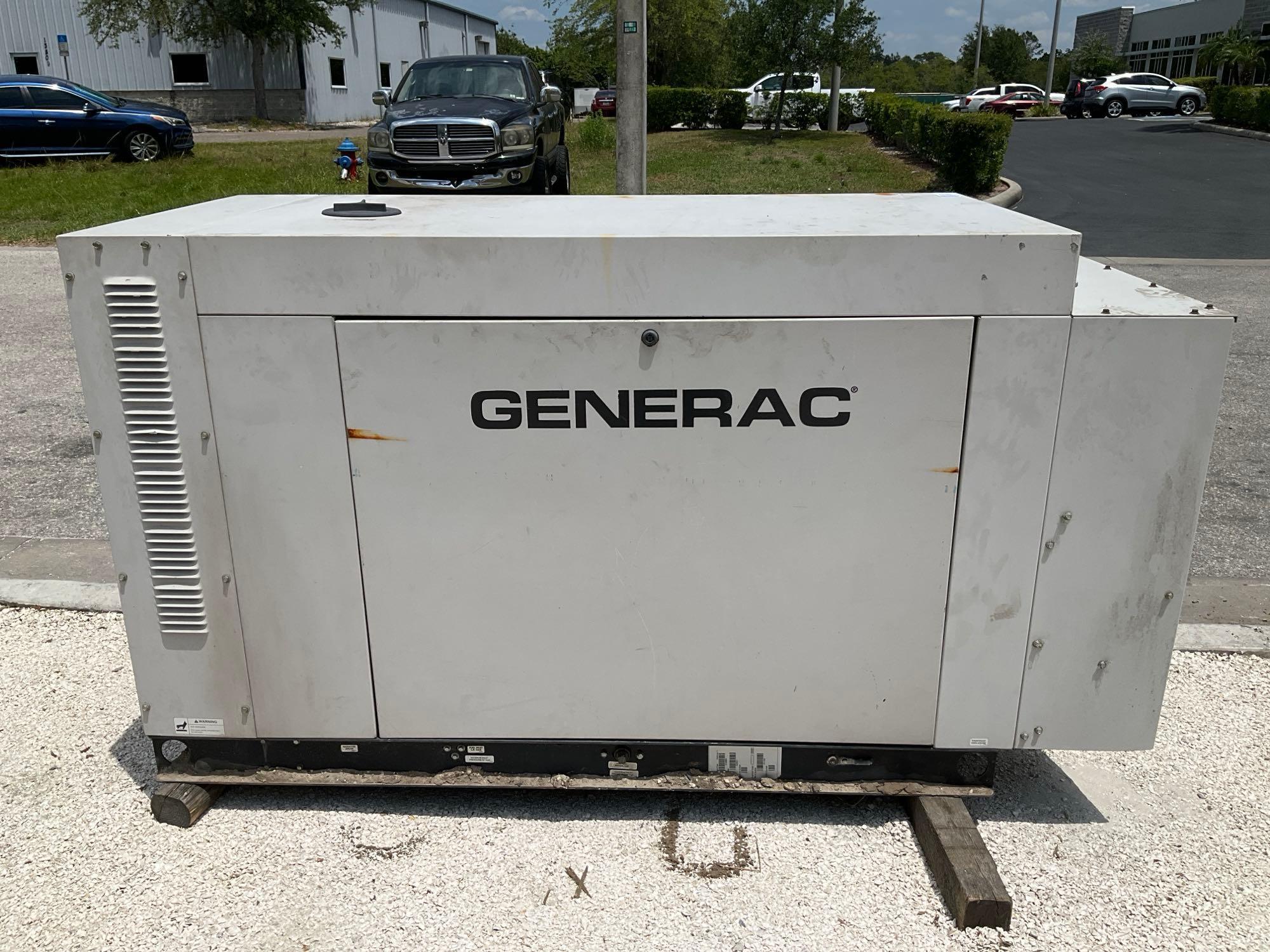 GENERAC...35KW GENERATOR , LP / NG POWER, RUNS AND OPERATES