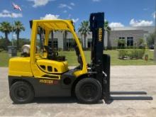2018 HYSTER FORTIS H80FT FORKLIFT, LP POWERED, APPROX MAX CAPACITY 8000LBS, MAX HEIGHT 143in, TILT,