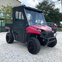 POLARIS RANGER 400 UTV, GAS POWERED, 4x4, MANUAL DUMP BED , HITCH, BILL OF SALE ONLY , RUNS AND