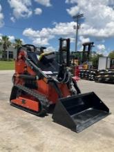 UNUSED...AGROTK MINI SKID STEER LOADER MODEL AGT-YF2-380, GAS POWERED, ELECTRIC START, RUBBER TRA...