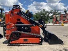 UNUSED...AGROTK MINI SKID STEER LOADER MODEL AGT-YF2-380, GAS POWERED, ELECTRIC START, RUBBER TRA...