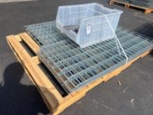 PALLET OF WIRE GRATES