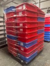 APPROX. 42 LARGE ASSORTED STORAGE BINS