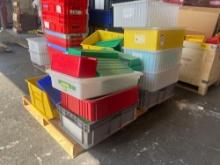 ASSORTED INDUSTRIAL STORAGE BINS