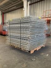 PALLET OF WIRE GRATES FOR PALLET RACKING, APPROX 48in x 46in