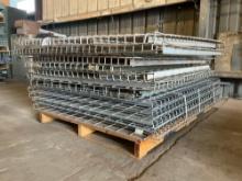 PALLET OF WIRE GRATES FOR PALLET RACKING,ASSORTED SIZES