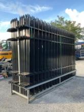 UNUSED 2023 DIGGIT INDUSTRIAL 10FT FENCE, APPROX 22PCS FENCE PANELS + APPROX 23PCS POST, LEAD FRE...